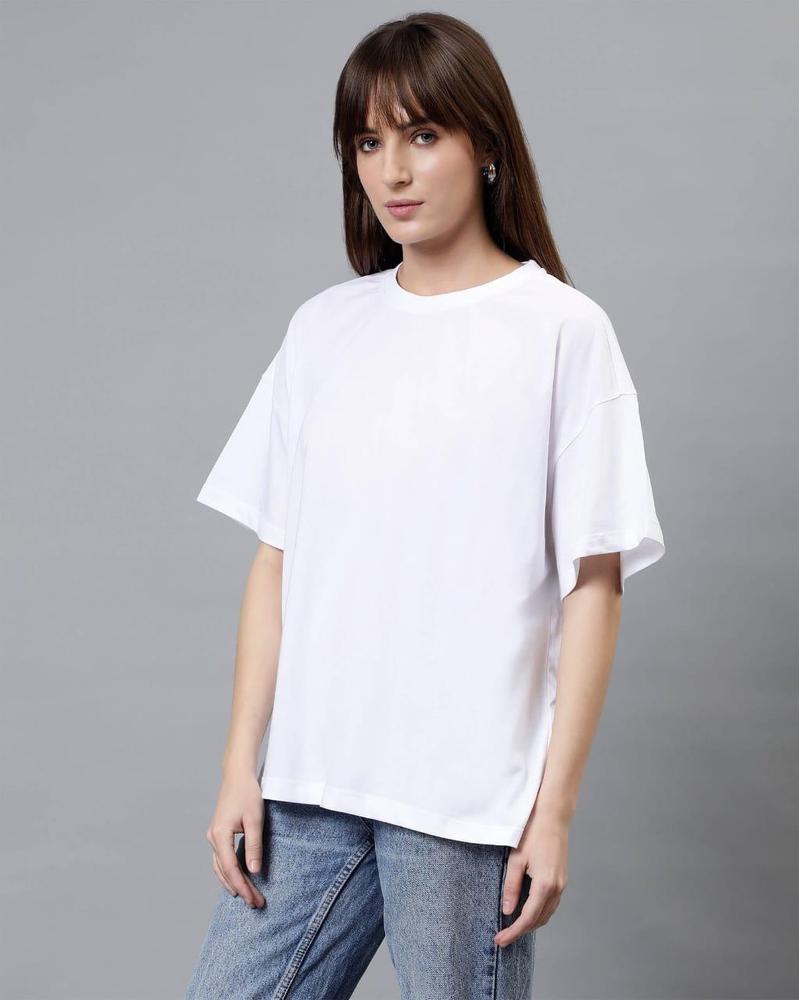 1 Pc Women's Stitched Jersey Plain T-Shirt